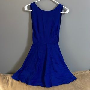 Skater Style Dress with Open Back